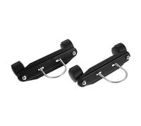 HEALSOPTHY 2 Set supporto della ruota del riscaldatore base a rulli per riscaldatore a olio rotelle montate base del carrello carrello per stufetta Black