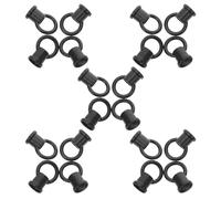 HEALSOPTHY 20 Ganci da Soffitto Avvitabili M10 in Ghisa Nera per Lampade a Sospensione Ganci Metallici Resistenti per Installazione Sicura in Cucina Bar e Sala da Pranzo Set da 20 Pezzi