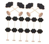 HEALSOPTHY 20 pezzi Mini Lavagne Segnaposto da Tavolo Lavagnetta Cancellabile Forma per Note Memo e Menu in Cucina Piccole Lavagne Decor Attaccabili per Casa e Ufficio