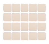 HEALSOPTHY 20 Pezzi Panno Camoscio per Ceramica 10X10 CM Accessori Pretagliati per Rifinitura Argilla Tessuto Assorbente per Sculture e Lucidatura Fai da Te per Modellare e Levigare