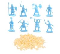 HEALSOPTHY 200 pezzi Soldatini Miniatura Cavalieri Medievali in Plastica Robusta Figure Piccole Dettagliate per Collezione e Decorazione Giocattoli Leggeri e Resistenti per Appassionati