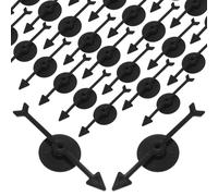 HEALSOPTHY 25 Frecce Rotanti in Plastica Nere per Giochi da Tavolo Accessori Educativi per Stimolano Coordinazione Occhio-Mano e Capacità di Osservazione Set da 25 Pezzi per Feste e