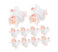 HEALSOPTHY 2borse Sacchettini Per Pop Corn Miniatura Finto Accessorio Per Popcorn Decorazioni Fai Da Te Ciondolo Da Appendere Alla Collana Accessorio Per Casa
