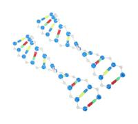 HEALSOPTHY 2pezzi Struttura Doppia Spirale Kit Di Strumenti Scientifici Per Modelli Molecolari Kit Di Parti Chimiche Di Dna Strumento Educativo Per Biologia e Ricerca
