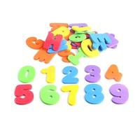 HEALSOPTHY 2sets Lettere Inglese in Eva Numeri Colorati Giocattolo Da Bagno Per Ragazzo Giocattoli Educativi Per Ragazzo e Colori Per Apprendimento Prescolare