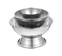 HEALSOPTHY 3 Pezzi Coppa di allume Ciotola di allume Accessori Gioielli Utensili Gioielli Tazza Ciotole Coppa d'oro Che scioglie Prodotti per la creazione di Gioielli Acciaio Inossidabile