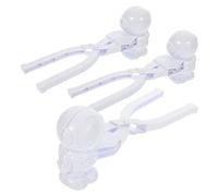 HEALSOPTHY 3 Pezzi Giocattoli da Neve per Creatore Palle Neve Clip Strumento per Giochi Design e Facile da Usare Colore Casuale