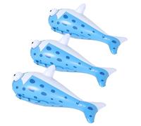 HEALSOPTHY 3 Pezzi Gioco Gonfiabile Pesce per Giocattolo Piscina Forma di Pesce Gonfiabile Resistente per Attività Acquatiche Divertenti Decorazioni Festa Tema Oceano e Accessori Compleanno