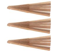 HEALSOPTHY 3 Pezzi Telaio Ventaglio Te in Bambù Leggero per Ventaglio Mano Artigianale Telaio per Ventagli Cinesi da Decorazione e Feste