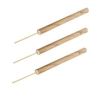 HEALSOPTHY 3 Whistle Bamboo per Strumento Musicale Educativo per Imitare Uccelli e Portatile per Stimolare La e Dei