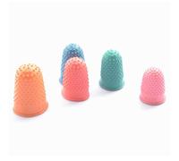 HEALSOPTHY 30 Pezzi Copertura Antiscivolo in Gomma per Dita Protezione Punta Maniche Leggere per Dita da Lavoro Multicolore per Contare Banconote e Uso Industriale