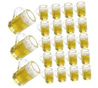 HEALSOPTHY 36 Pezzi Casa Bambole Accessori Decorativi Cucina e Sala da Pranzo Bicchieri Simulati per Scenografie Fotografiche e Raccolte