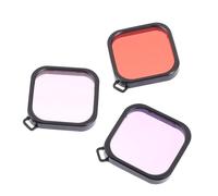 HEALSOPTHY 3pezzi Filtro Per Obiettivo Subacqueo in Custodia Protettiva Filtro Rosa Per Fotografia Subacquea Correzione Colore in Acqua Marina e Acqua Pura