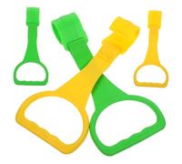 HEALSOPTHY 4 Anelli Culla per Ragazzo Anelli Tirare Sicuri e Resistenti per Aiutare Stare in Piedi e Camminare Accessori Gioco per Lettino