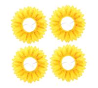 HEALSOPTHY 4 Copricapi A Forma Di Girasole Per Feste: Copricapo Floreale, Accessori Per, Costumi E Foto Per Celebrare Lo Spirito Di Squadra.