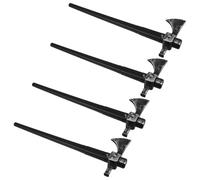 HEALSOPTHY 4 Halloween Pirate Axe Prop Realistic Plastic Toy Hatchet for Viking Fireman Pirate Costumes Lightweight Chopping Axe for Cosplay Party Decor Photo Props