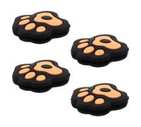 HEALSOPTHY 4 Pezzi Smorzatore per Racchetta da Tennis, Ammortizzatore per Corde, in Silicone Arancione, Forma Zampa, vestibilità, Leggero, per Riduzione Vibrazioni e Rumore