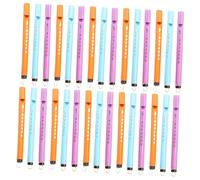 HEALSOPTHY 40 Mini Fischietti per Animali Musicali per Giocattolo Educativo Portatile con Suono Forma Attraente e Sottile per Apprendimento Ritmo e Richiami Canto degli Colore Casuale