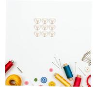 HEALSOPTHY 400 Pezzi Cuore Abs Imitazione per Braccialetti e Gioielli Charm Cuori per Diy Decorazioni e Creativo
