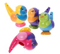 HEALSOPTHY 4Pezzi Bagno per Fischietti Colorati Suono Piacevole per Shower e Giochi e Sbavature