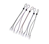 HEALSOPTHY 5 Clip per Tovaglioli Regolabili con Flessibile in Poliestere per Uso e Dentale Clip Bavaglino Leggere e Resistenti con Meccanismo Molla
