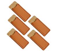 HEALSOPTHY 5 Pezzi Protezione per Forbici da Cucito in Pelle da Fodero Leggero e Resistente per Conservazione Sicura di Forbici e Cesoie Copertura Antinfortunistica per Amanti del Cucito