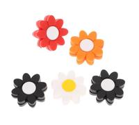 HEALSOPTHY 5 Pezzi Smorzatore per Racchetta da Tennis a Forma di Petalo, in Silicone e PVC, Creativo, Antivibrazione per Prevenire Gomito del Tennista, Colori Casuali Colore Colore Casuale