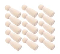 HEALSOPTHY 50 Pezzi Di Bambole Con Pioli Di Legno: Bambole Decorative Con Pioli Di Legno Non Finite, Forme Del Corpo Di Ragazze Per Fai Da Te, Arte E Artigianato, Giochi Di Graffiti,