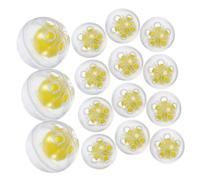 HEALSOPTHY 50pezzi Palline Sonore per Giocattoli da Compagnia Rattles per Cani e Gatti Inserti Sonori Colorati per Giochi Peluche e Rattles Giocattoli Versatili per Animali Domestici e