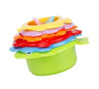 HEALSOPTHY 6pezzi Tazze Impilabili Giocattolo in Colorata Per Ragazzo Ragazza Stimola Immaginazione e Apprendimento Adatte Per Ragazze e Ragazzi Per Bagno e Spiaggia