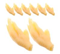 HEALSOPTHY 8 Fake Chicken Feet Props For Food Photography Realistic PVC Simulation Chicken Legs For Home Kitchen Restaurant Market Display And Culinary Scene Decor