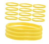 HEALSOPTHY 96 Pezzi Elastic Weaving Loom Loops Stretchy Craft Bands for DIY Potholder Bracelet Cup Coaster Making Versatile String Cord Kit for School And Home Projects