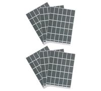 HEALSOPTHY Adesivi per Pannelli Solari Fotovoltaici Autoadesivi in Carta Nera, 6 Fogli per Modelli Architettonici e Scenografie Ferroviarie, Applicazione Facile per Accessori di Urbanistica