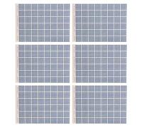 HEALSOPTHY Adesivi per Pannelli Solari Modello Architettonico, 6 Fogli Autoadesivi per Diorami e Scenari di Modellismo, Decalcomanie per Villaggi e Paesaggi su Tavolo di Architettura