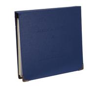 HEALSOPTHY Album per Biglietti 33 Pagine Protezione Anti-invecchiamento Organizzatore di Biglietti del Cinema e Viaggio Portatile Blu Scuro per Collezionisti e Archiviazione Ricevute