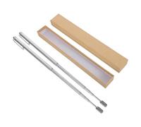 HEALSOPTHY Bacchette da Rabdomante in Acciaio Inossidabile 2 Pezzi, Aste Telescopiche Regolabili per Divinazione Spirituale, Strumento di Sonda per Rilevamento Acqua e Attrezzatura