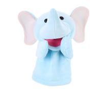 HEALSOPTHY Burattino Mano Elefante Morbido Interattivo per Giocattolo Creativo per Raccontare Storie Materiale Tessile Premium Gioco Educativo per Genitori e Figli