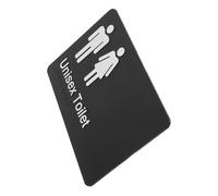 HEALSOPTHY Cartello Braille per Bagno Pubblico Unisex Segnaletica Accessibile Normative Design Moderno e Funzionale per Spazi Pubblici Inclusivi