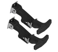 HEALSOPTHY Chiusure a T in Acciaio Inox 304 Fermo in Gomma Regolabile Set da 2 Pezzi per Cassette degli Attrezzi e Attrezzature Meccaniche Chiusura a Gancio Resistente per Uso Industriale