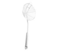 HEALSOPTHY Colino in Acciaio Inossidabile con Gancio, Schiumarola Grande Multiuso per Cucina, Utensile Pratico per Ristoranti di Pollo Fritto e Negozi di Tè al Latte