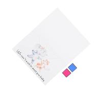 HEALSOPTHY Completo Fingerprint Tree per Gender Reveal Guest Book Shower con Poster e Timbri Blu e Decorazioni Facili da Usare per Feste Indimenticabili e Ricordi Preziosi