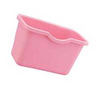 HEALSOPTHY Contenitore Rifiuti da Appendere in Plastica Rosa Multifunzionale Cucina e Scrivania Rifiuti Sospeso Robusto e Durevole per Organizzare Oggetti