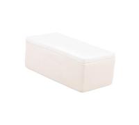 HEALSOPTHY Crogiolo in Ossido di Alluminio Coperto da Laboratorio 25 Ml 62x30x18 Mm Resistente Alte Temperature per Fusione Metalli e Forniture Scientifiche