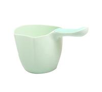 HEALSOPTHY Cucchiaio Bagnetto per Tazza per Shampoo e Risciacquo Plastica Resistente Verde per Bagno e