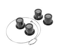 HEALSOPTHY D Ingrandimento per Riparazione Orologi Realizzata in Resina e Acciaio Comoda da Indossare sulla per Ispezioni e Manutenzione