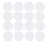 HEALSOPTHY Fiches del Bingo 19Mm Trasparenti in Plastica Bianca Set da 100 Pezzi per Conteggio e Accessori Gioco Chip Matematici Riutilizzabili per Giochi da Tavolo e Attività Didattiche