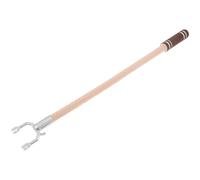 HEALSOPTHY Forca Stendibiancheria in Legno Abiti Asta Stendibiancheria Per Il Brodolo Asta Per Asciugare i Vestiti Palo Dei Vestiti Palo Della Lavanderia Light Brown