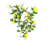 HEALSOPTHY Ghirlanda di Limoni Artificiali in PVC Realistica Decorazione Sospesa per Matrimoni e Feste Decorazione per Interni ed Esterni Accessorio Fotografico per Casa e Giardino