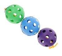HEALSOPTHY Giocattolo per Bambini Pallina Creativa in Plastica Resistente All'usura, 3 Palline Design Semplice per Esercitare Coordinazione Mano-occhio nel Gioco Genitore-figlio