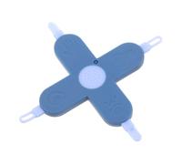 HEALSOPTHY Kit 4 in 1 per Cura Ragazzo Ragazza Design a Croce, Strumento Sicuro per Rimuovere Cerume da Orecchie e Pulizia Naso, Materiale Pp e Pet, Colore Blu per Ragazzo Ragazza